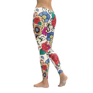 FIERCEPULSE DIA DE MUERTOS LEGGINGS SZ S NWOT